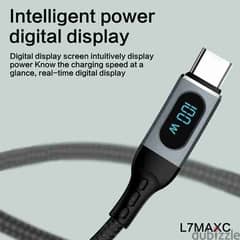 Dudao L7MaxC USB-C - USB-C PD cable 100W 1m