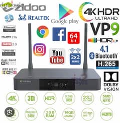 Zidoo Z9x 4k Dolby Vision and Dolby atmos dts. x