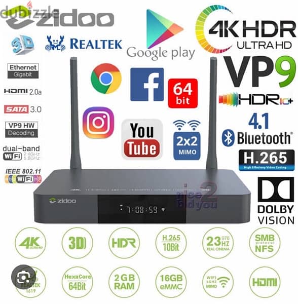 Zidoo Z9x 4k Dolby Vision and Dolby atmos dts. x 0