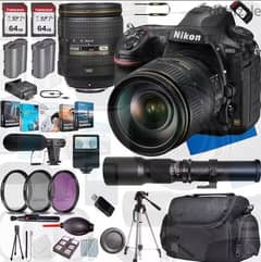 Nikon D850 FX D7500 DSLR Camera with 24-120mm f4G AF-S ED VR 0