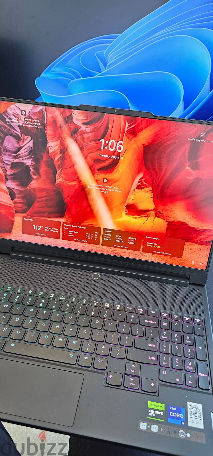 Lenovo Legion 9i 16" i9-13980HX/64GB RAM/2TB SSD/RTX 4090 1