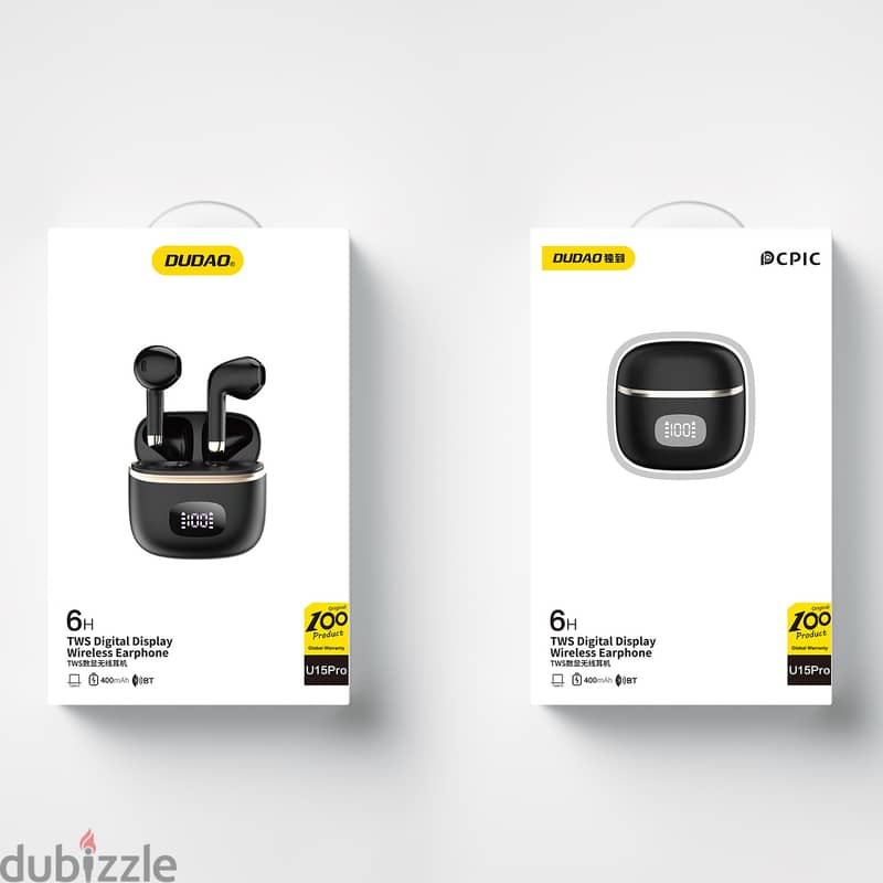 DUDAO U15Pro LED Display Wireless Earbuds 5