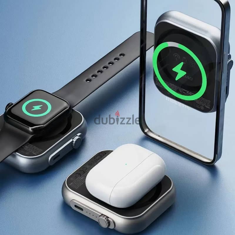 Dudao K20Pro 3in1 Power Bank Iwatch Design 5000Mah 1