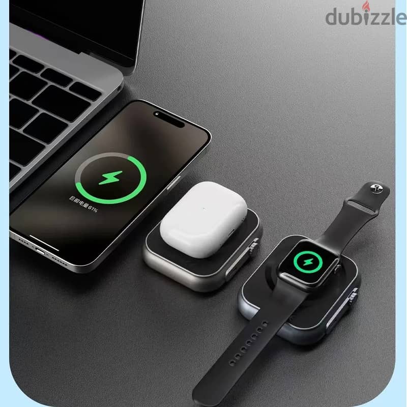 Dudao K20Pro 3in1 Power Bank Iwatch Design 5000Mah 6