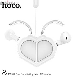 Hoco DES39 Cool Heart Rotation Bt Headset 2