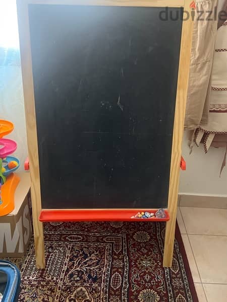 ikea chalkboard and roll paper other side board 0