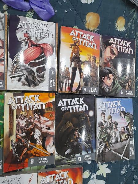 Attack on Titan (Shingeki no Kyojin) manga volumes 1-12 2