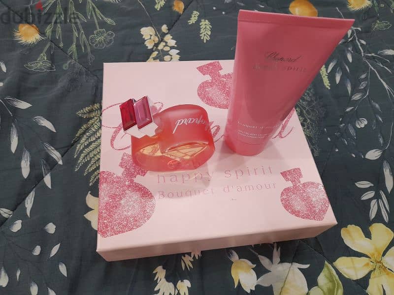 Chopard happy spirit Bouquet d'amour perfume and body cream 1