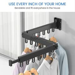 2 FOLD WALL MOUNTED CLOTH DYING RACK