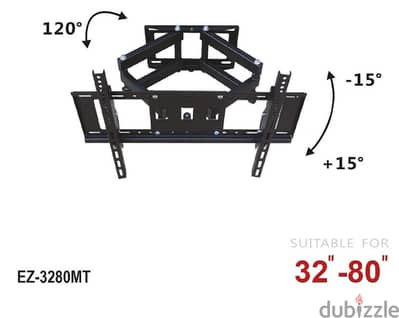 TV stand new with the box and screws 5 kd only heavy duty till100 inch