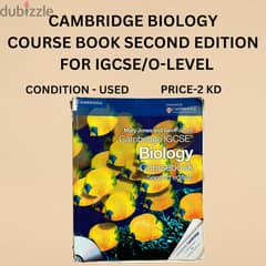 CAMBRIDGE IGCSE BIOLOGY COURSEBOOK SECOND EDITION