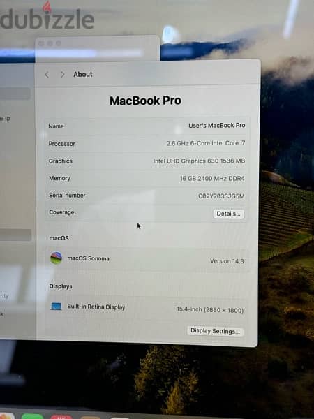 MACBOOK PRO WITH 4 GB GRAPHICS 6