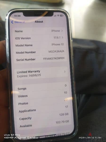 selling brand new iphone 12 128 gb with 100 % battery 3