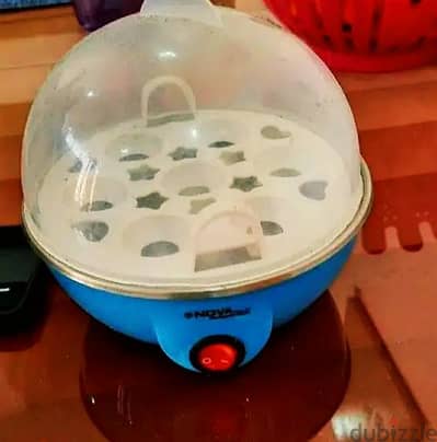 NOVA Blue Electric Egg Boiler 7 Eggs