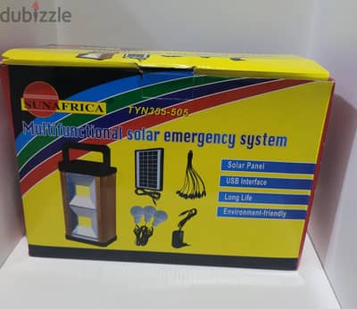 Multifunctional solar emergency system