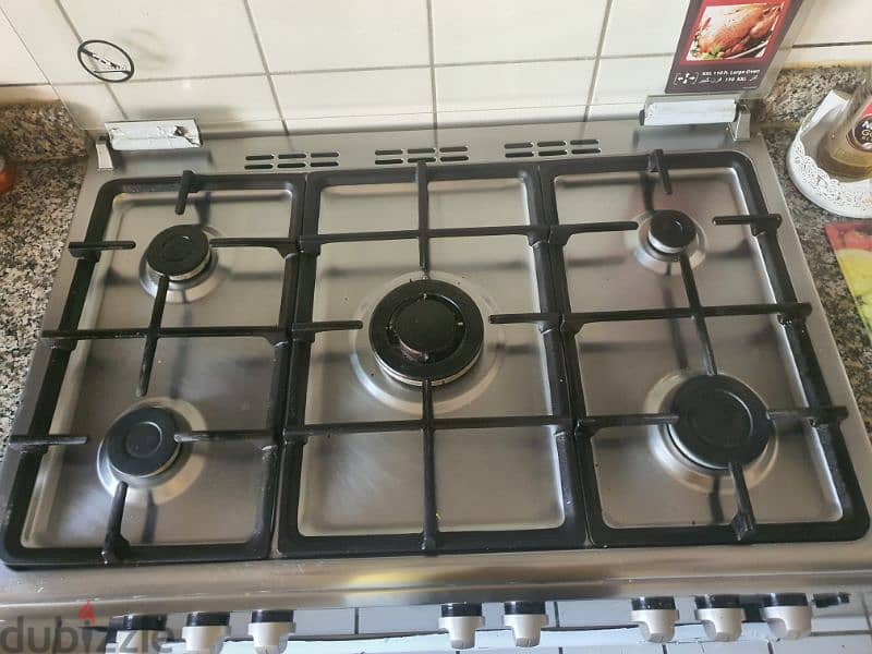 5 burner orca cooking range for sale in excellent condition 1