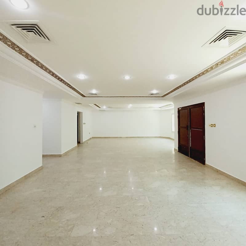 Full ground floor with yard for rent in Salwa Block 11 3