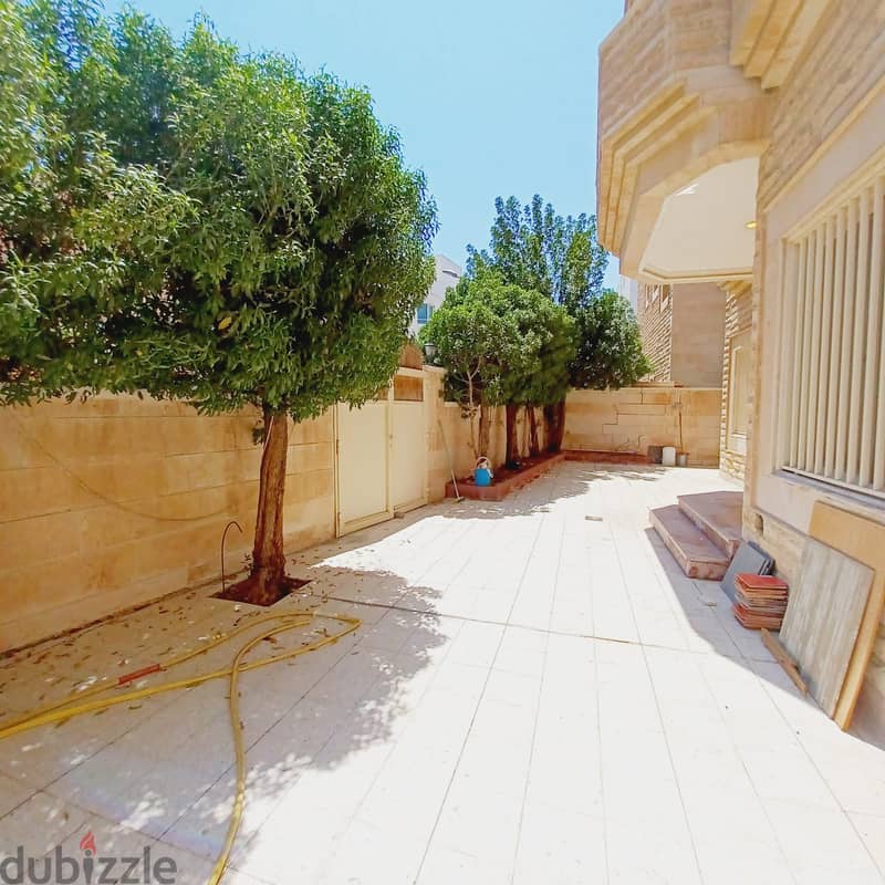 Full ground floor with yard for rent in Salwa Block 11 11