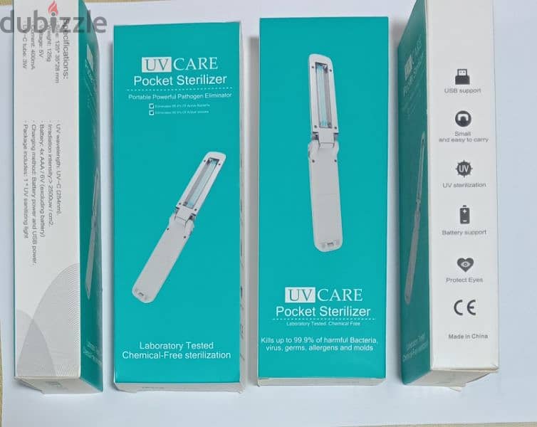 We have new UV care pocket sterlizer-sanitizer with original pack 0