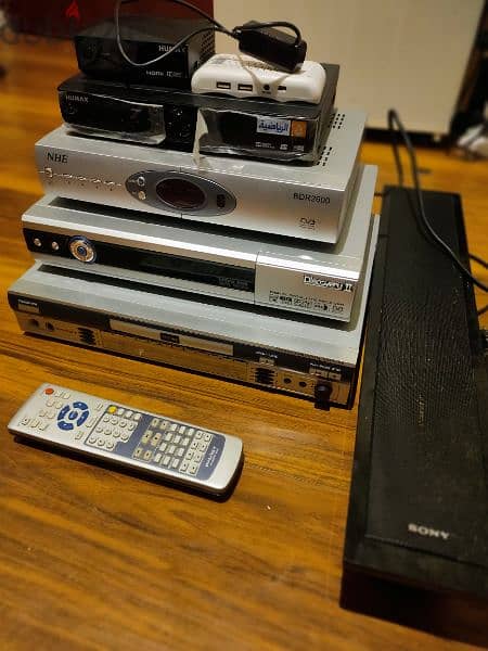 DVD KARAOKE, SATELLITE RECEIVER 4,SONY SPEAKER 4