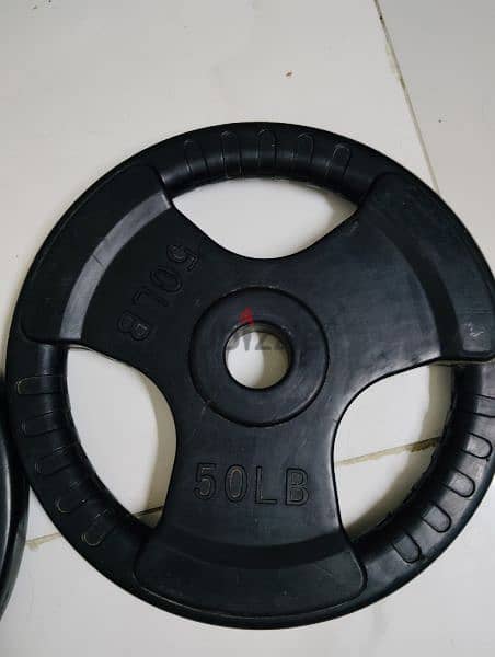 Gym plats sale 25 kg 2 plats rubber comband 0