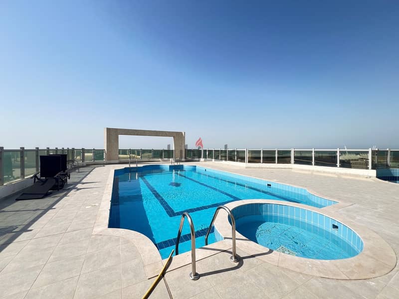 Salmiya - sea view big 1 bedroom apartment w/facilities 8