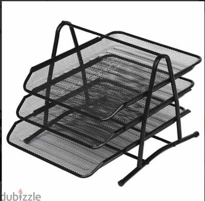 3/4layer Metal Storage Rack, A4 Paper File Storag Tray, Kitchen Bathro