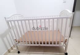 juniors baby cot with mattress 0