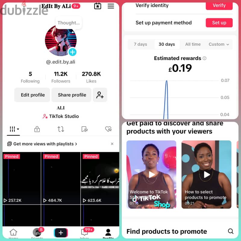 Tiktok Accounts for sale message me for order and inquiriesss 2