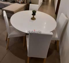 round table ,4 chair