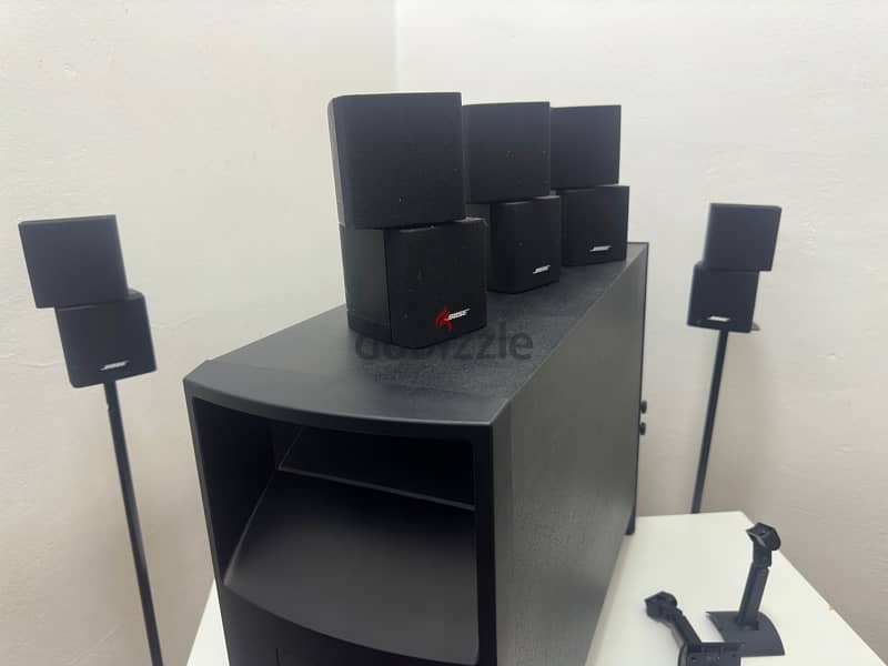 bose acoustimass 10 system with speakers stand 3