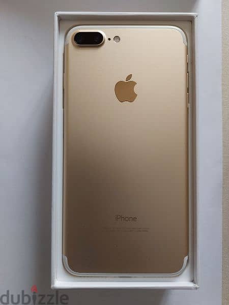 iphone 7 plus , 100% battary,  excellent condition, gold,128gb, as new 2