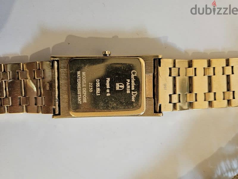 Christian Dior Gold Plated Watch 3