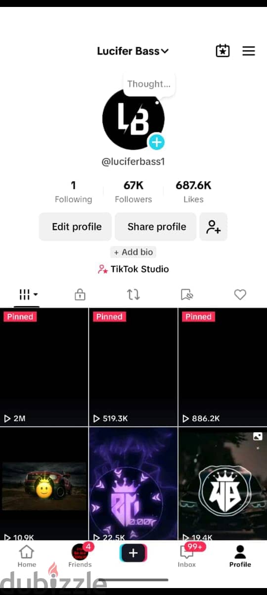 Tiktok Accounts for sale message me for order and inquiries whatsapp 0