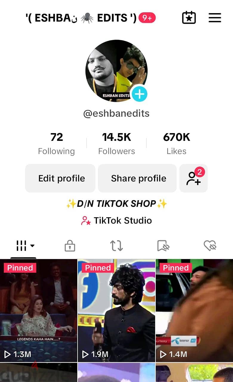 Tiktok Accounts for sale message me for order and inquiries whatsapp 1