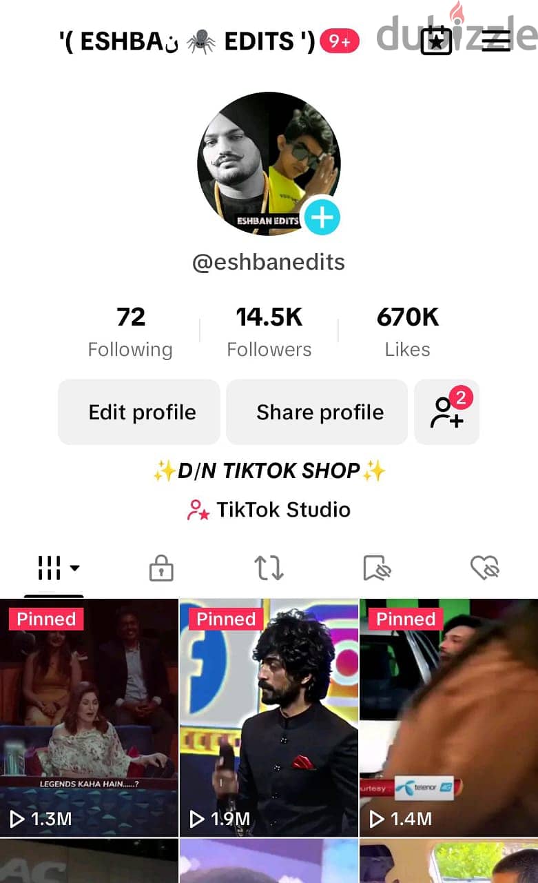 Tiktok Accounts for sale message me for order and inquiriess 1