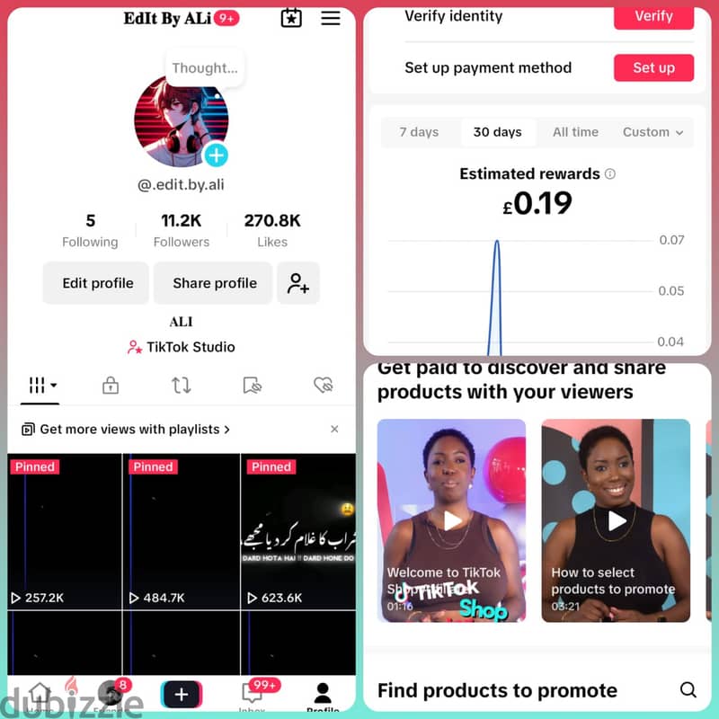 Tiktok Accounts for sale message me for order and inquiriess 2