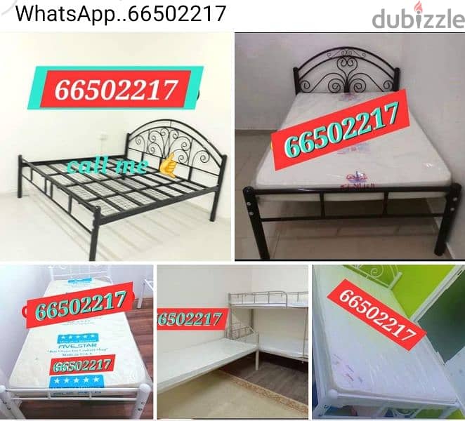 Brand new medicated mattress and bed frame and WhatsApp  66502217 0