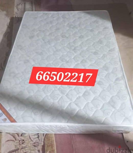 Brand new medicated mattress and bed frame and WhatsApp  66502217 8