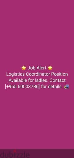 Job available for ladles 0