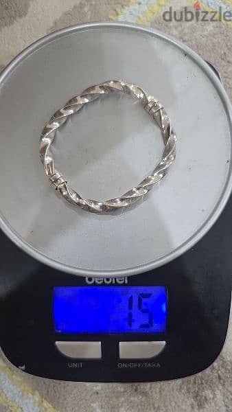 twisted sterling silver bracelet 2