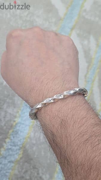 twisted sterling silver bracelet 3