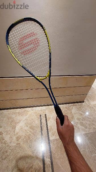 Super-K Squash racket (almost brand new) 9