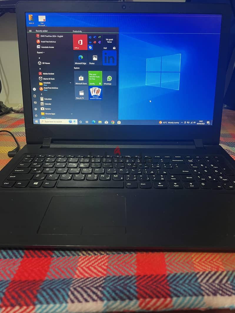 USED LAPTOP LENOVO 15.6" SCREEN 1