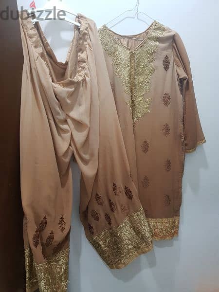 Indian plazzo suit with dupatta PLUS SIZE 1