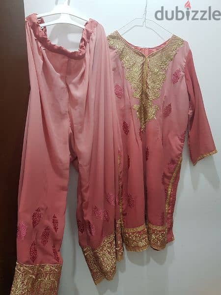 Indian Plazzo suit with dupatta PLUS SIZE 0