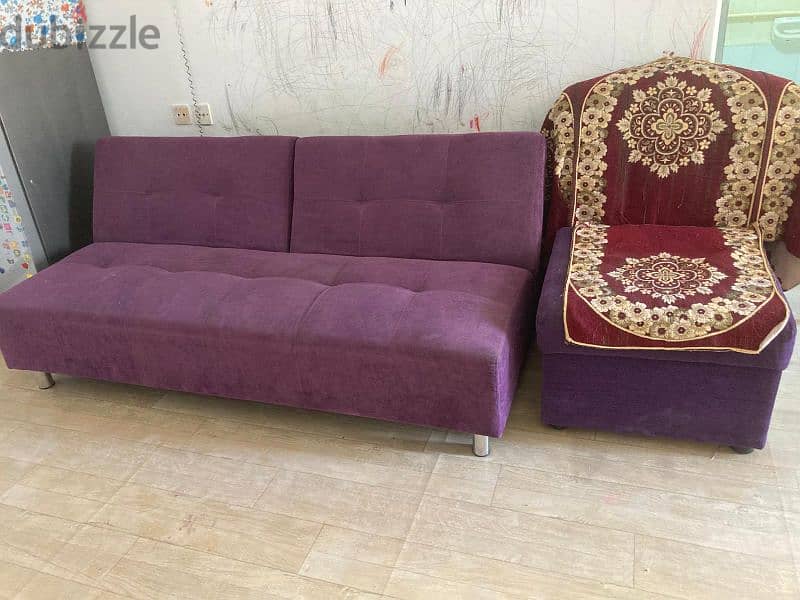 urgent :Bed Cum Sofa abu halifa 15 kd only 0