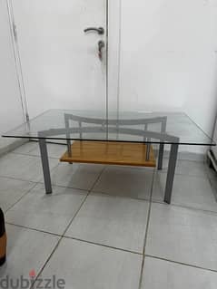 glass center table