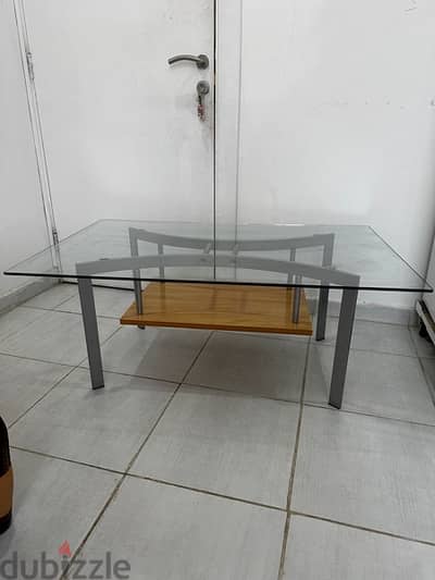 glass center table