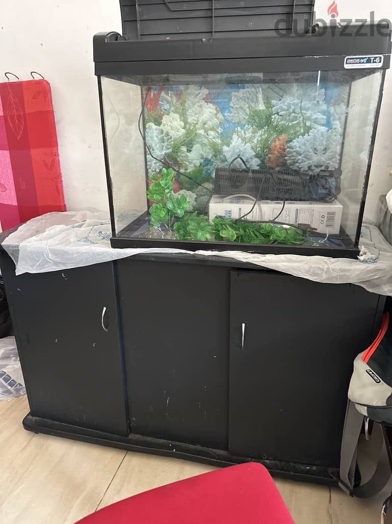 65L Aquarium with all items and table 6